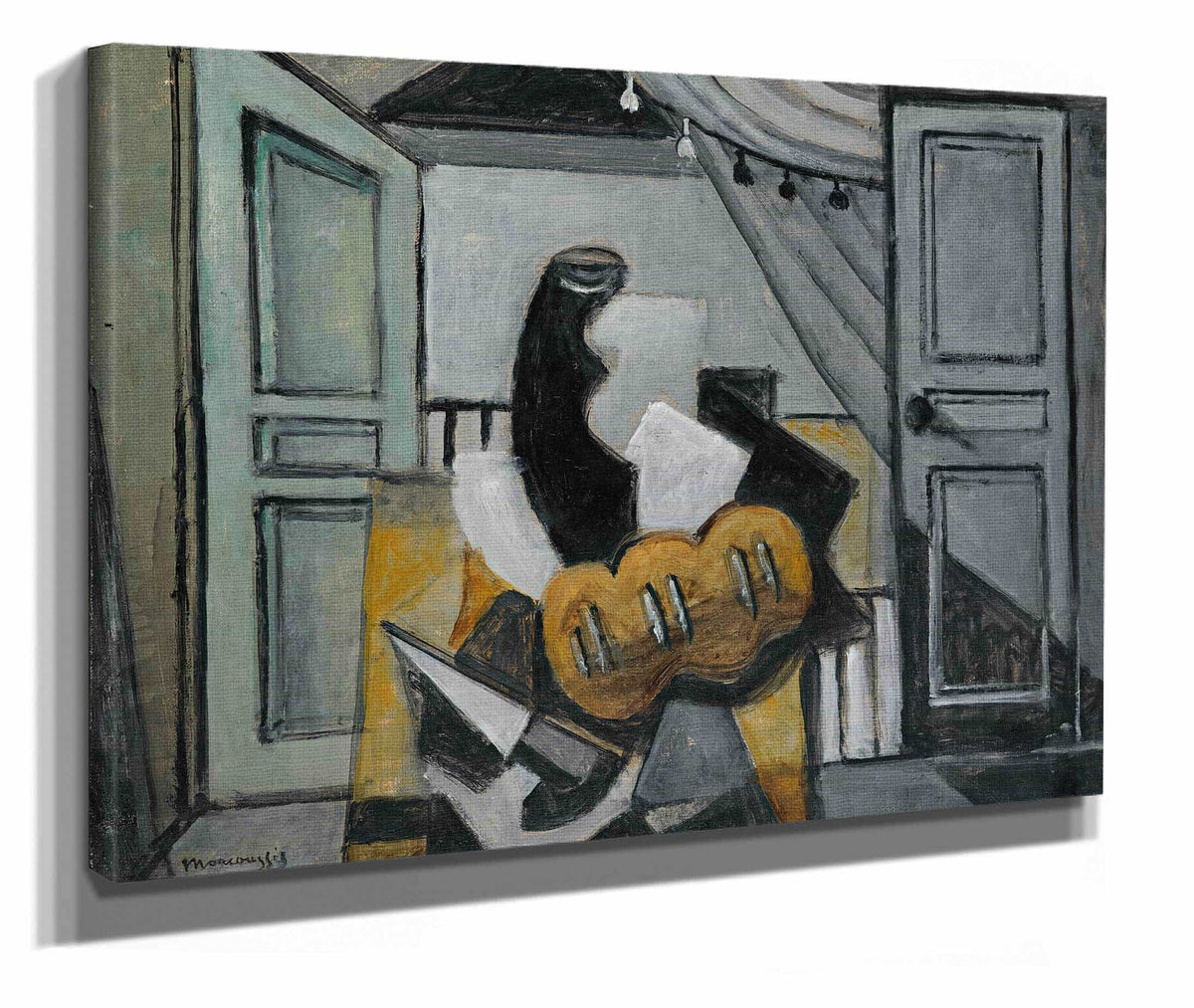 Nature Morte Au Pain Et Au Couteau by Louis Marcoussis