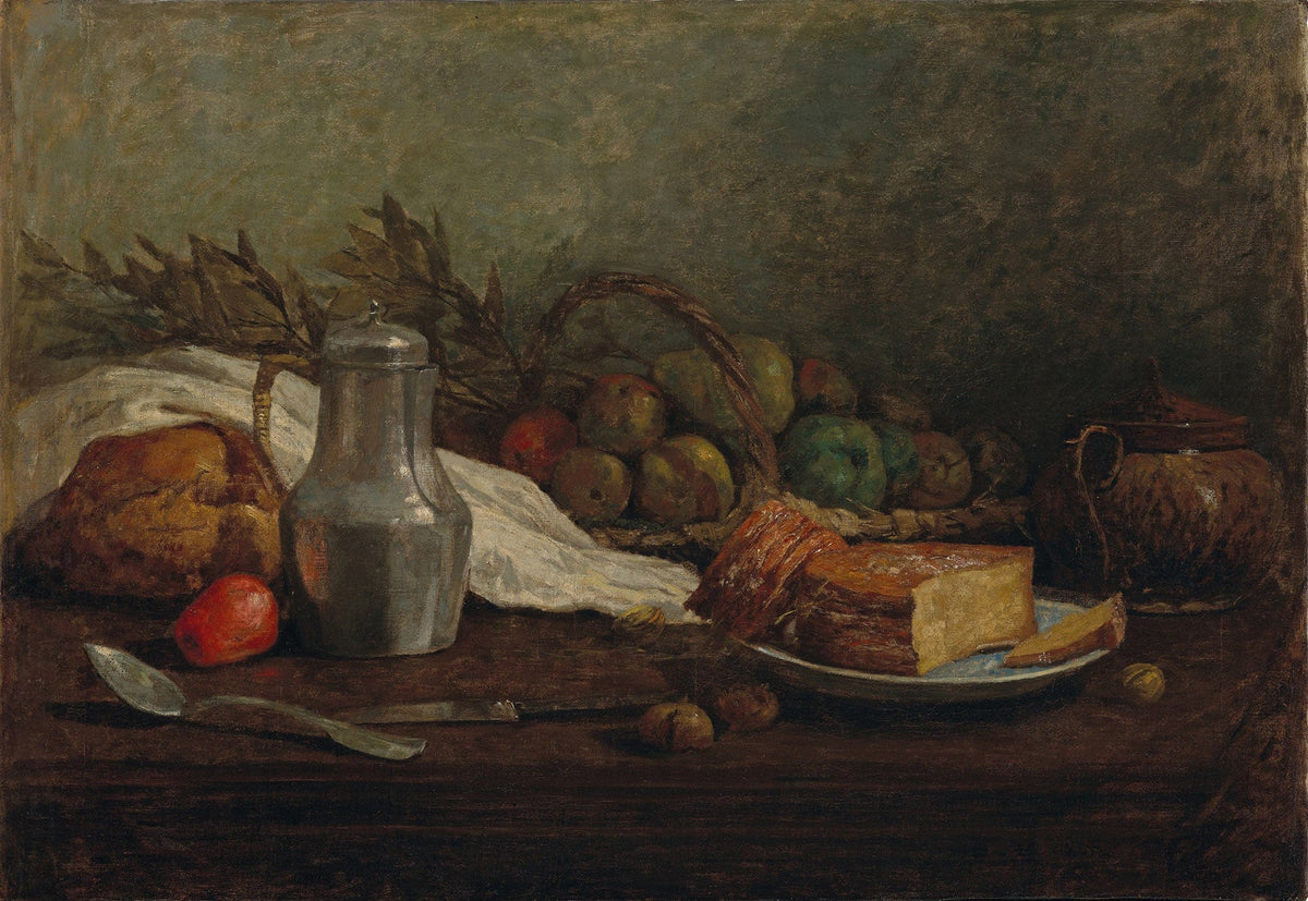 Nature Morte Au Pichet Detain by Eugene Boudin