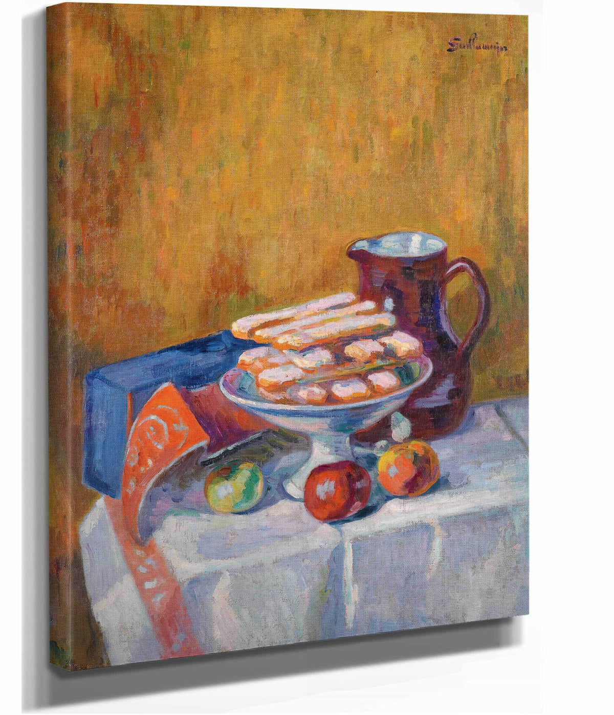 Nature Morte Aux Biscuits by Armand Guillaumin