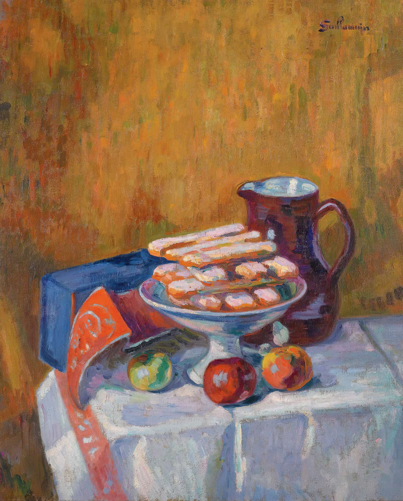 Nature Morte Aux Biscuits by Armand Guillaumin