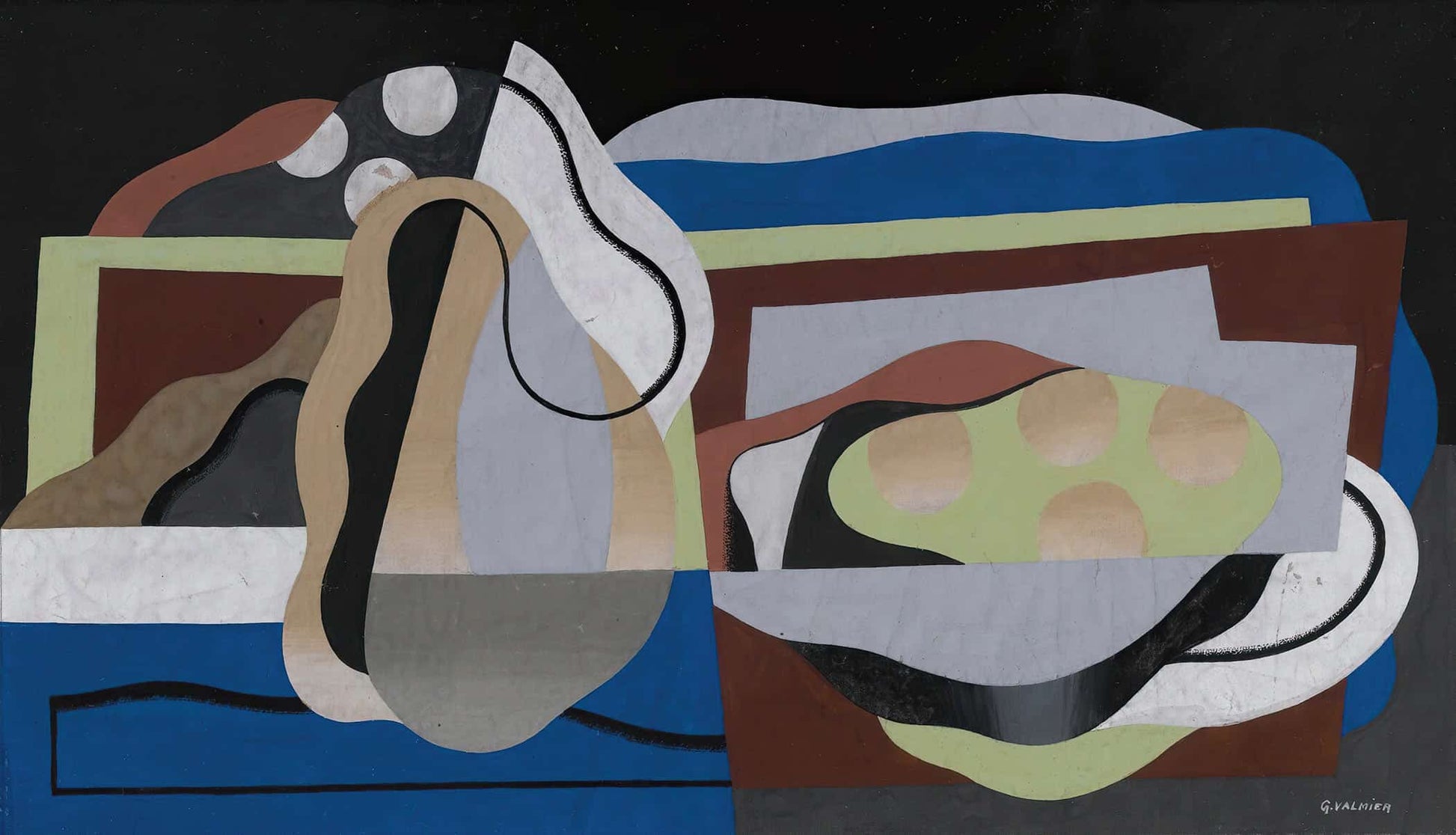 Nature Morte Aux Fruits  by Georges Valmier