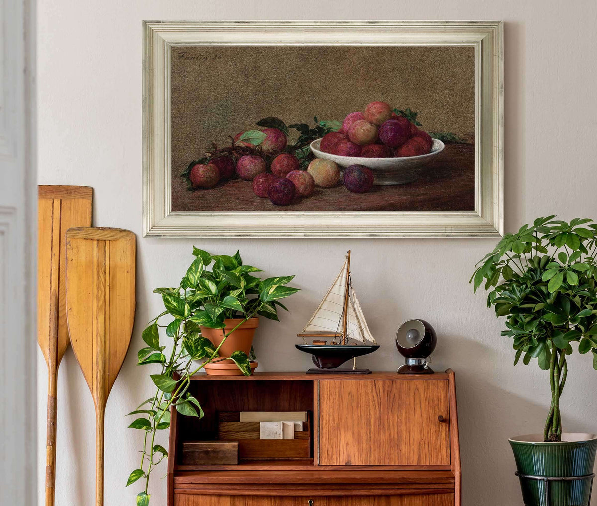 Nature Morte Aux Prunes by Henri Fantin Latour