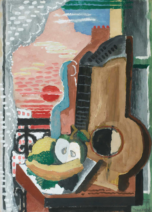 Nature Morte Devant La Fenetre by Louis Marcoussis