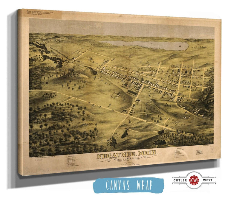 Negaunee Mich 1871 State of Michigan