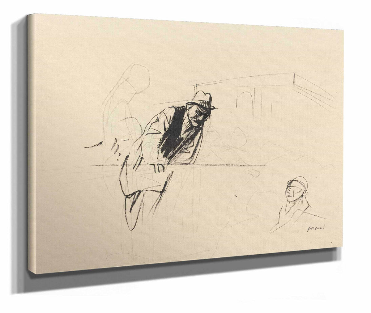 Negotiations At The Trianon Palace Versailles by Jean Louis Forain