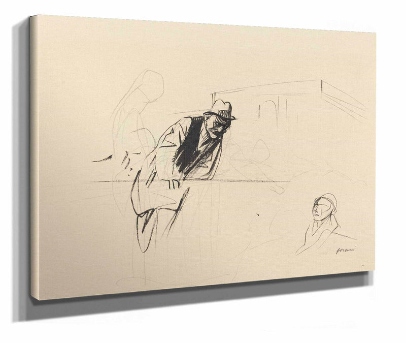 Negotiations At The Trianon Palace Versailles by Jean Louis Forain