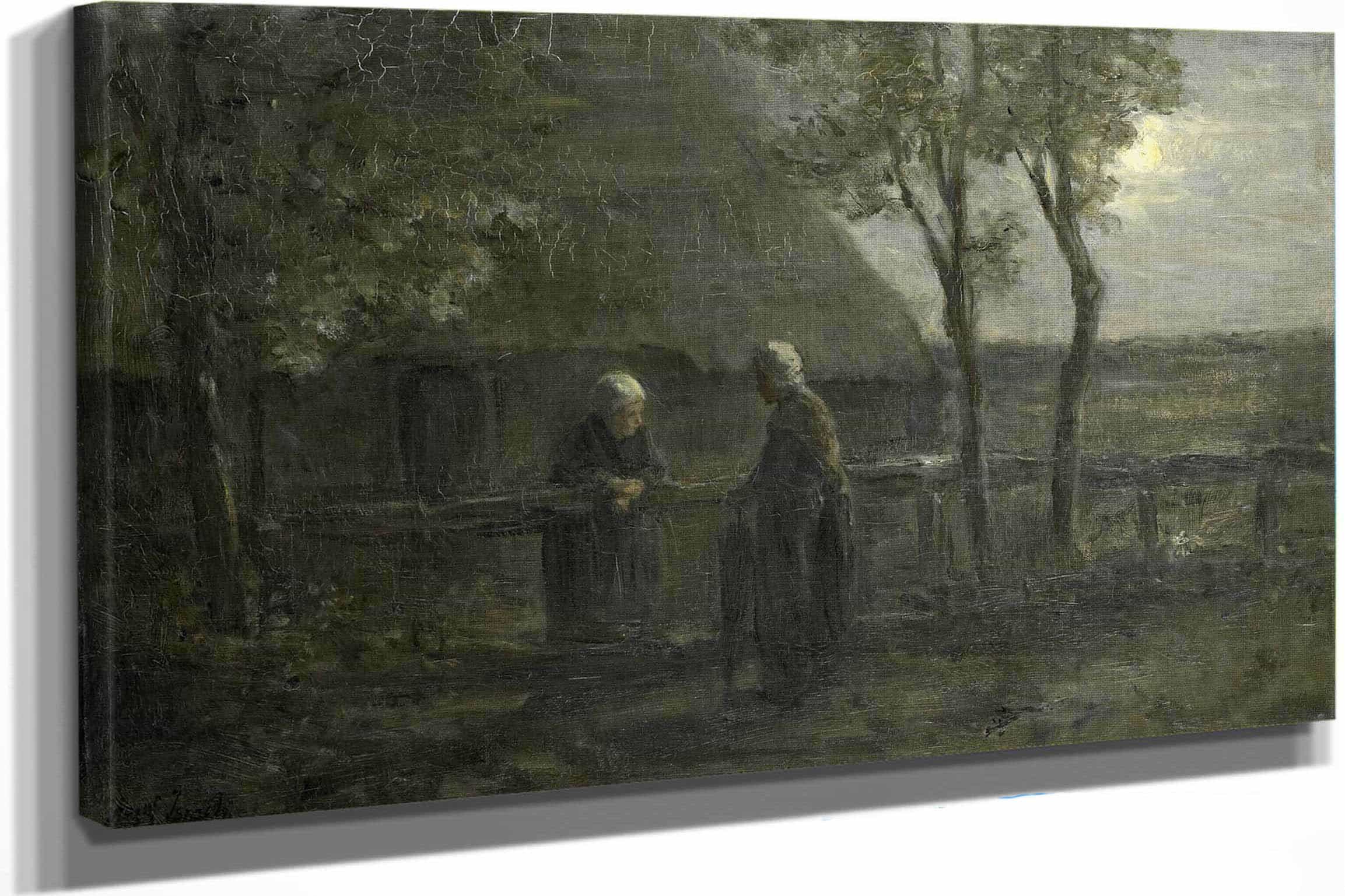 Neighborly Gossip by Jozef Israels