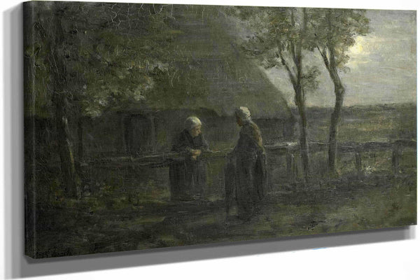 Neighborly Gossip by Jozef Israels