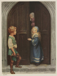 Never Mind Princess Irene He Said You Mustnt Kiss Me Tonight by Jessie Willcox Smith