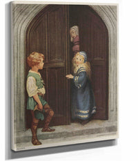 Never Mind Princess Irene He Said You Mustnt Kiss Me Tonight by Jessie Willcox Smith