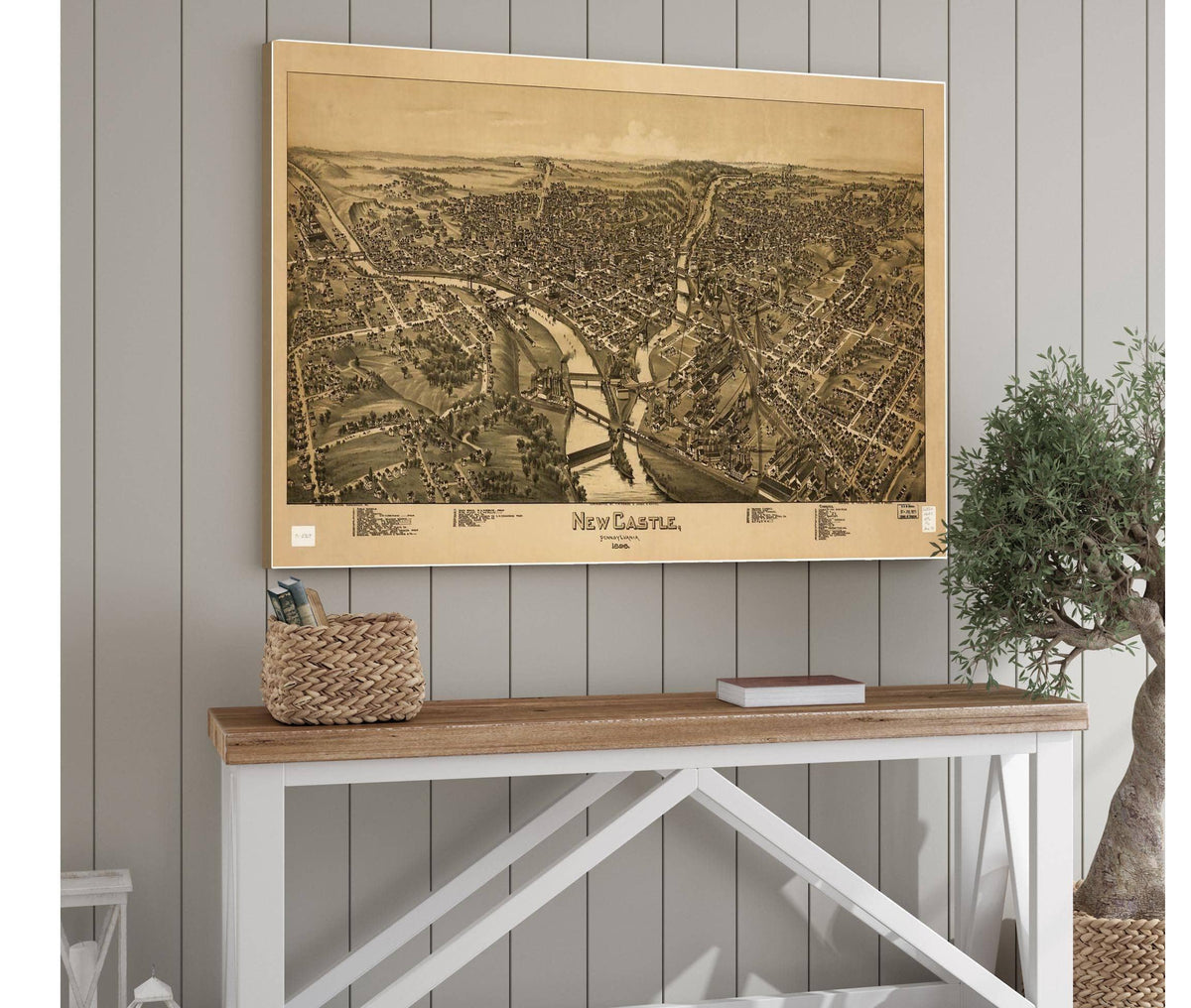 New Castle Pennsylvania 1896  State Of Pennsylvania