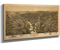 New Castle Pennsylvania 1896  State Of Pennsylvania