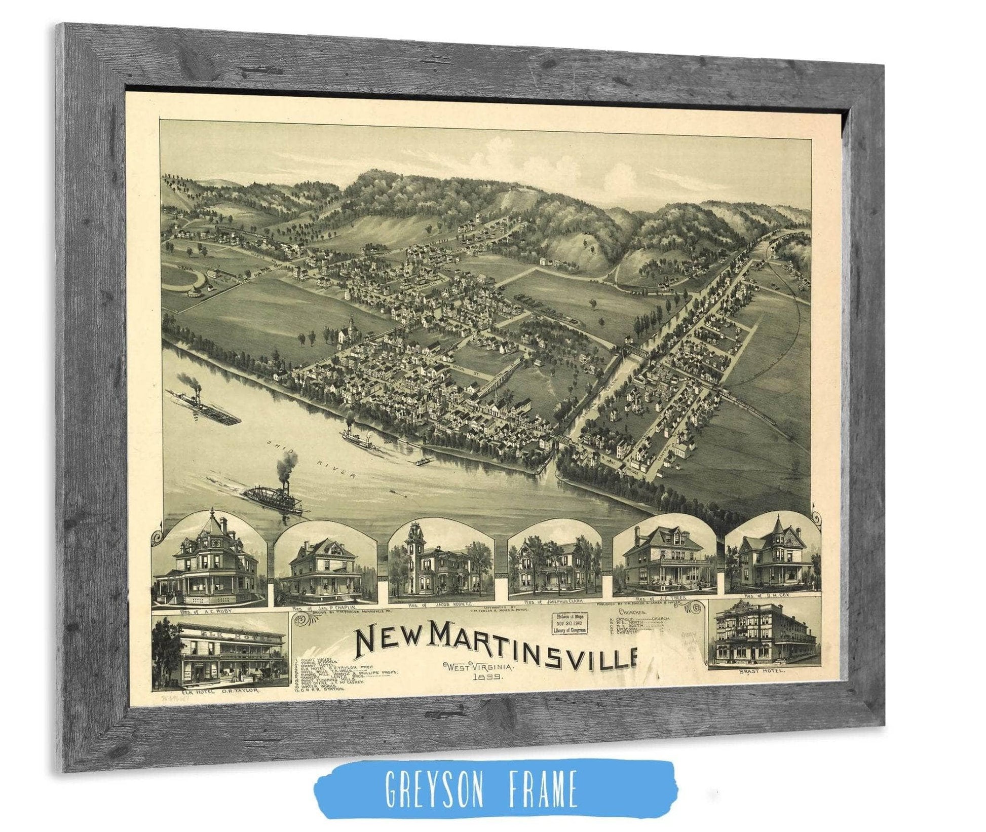 New Martinsville West Virginia 1899 State of West Virginia