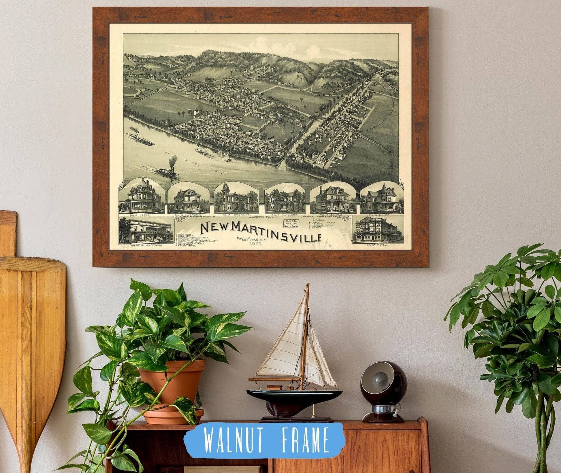 New Martinsville West Virginia 1899 State of West Virginia