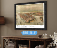 New York  Print By G Schlegel 97 William St Ny State of New York