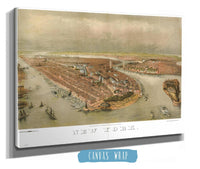 New York  Print By G Schlegel 97 William St Ny State of New York