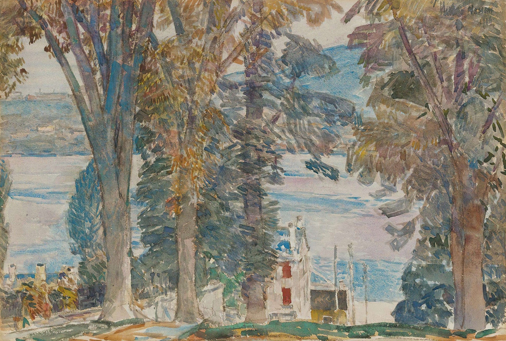 Newburgh New York by Childe Hassam