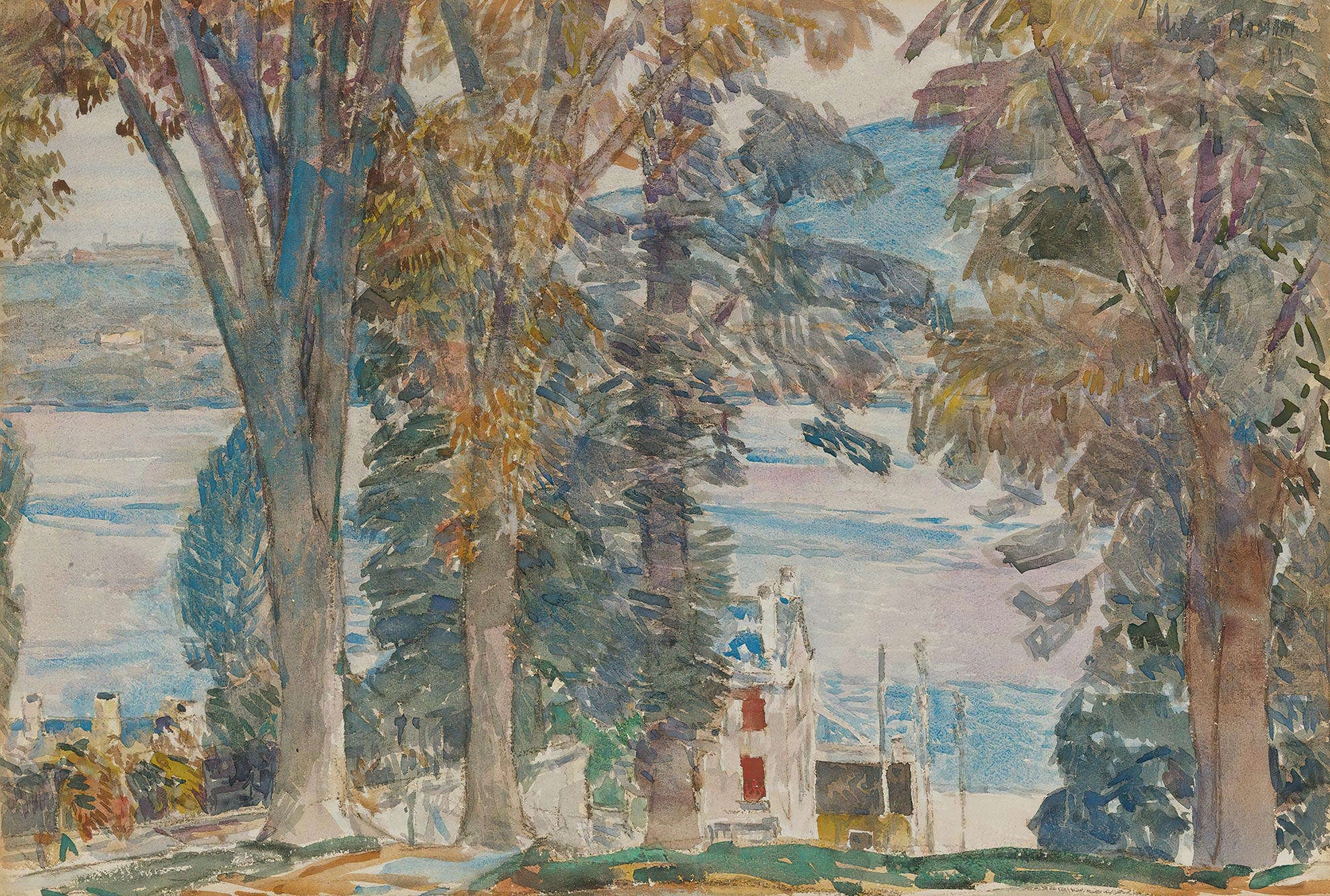 Newburgh New York by Childe Hassam