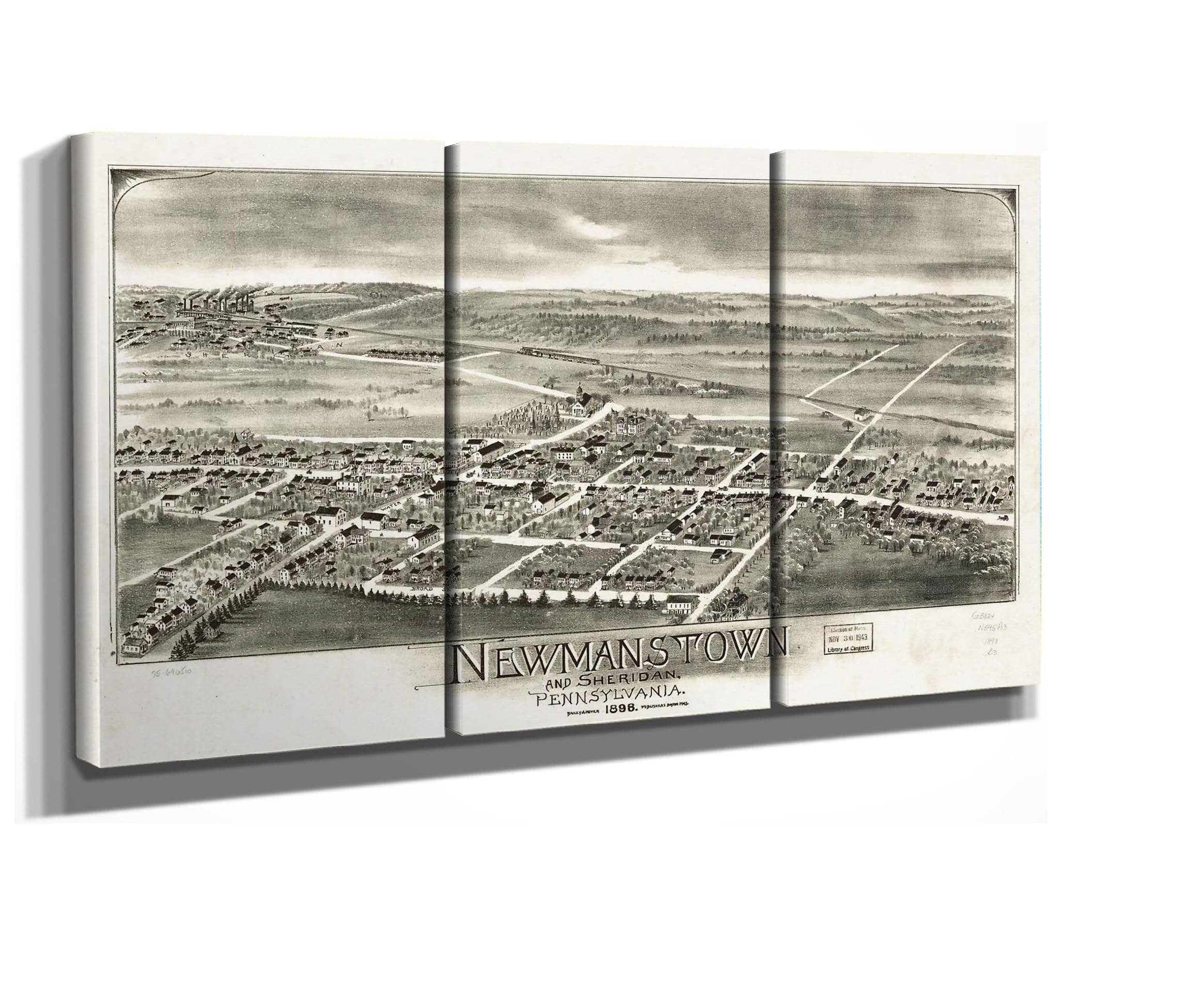 Newmanstown And Sheridan Pennsylvania 1898  State Of Pennsylvania