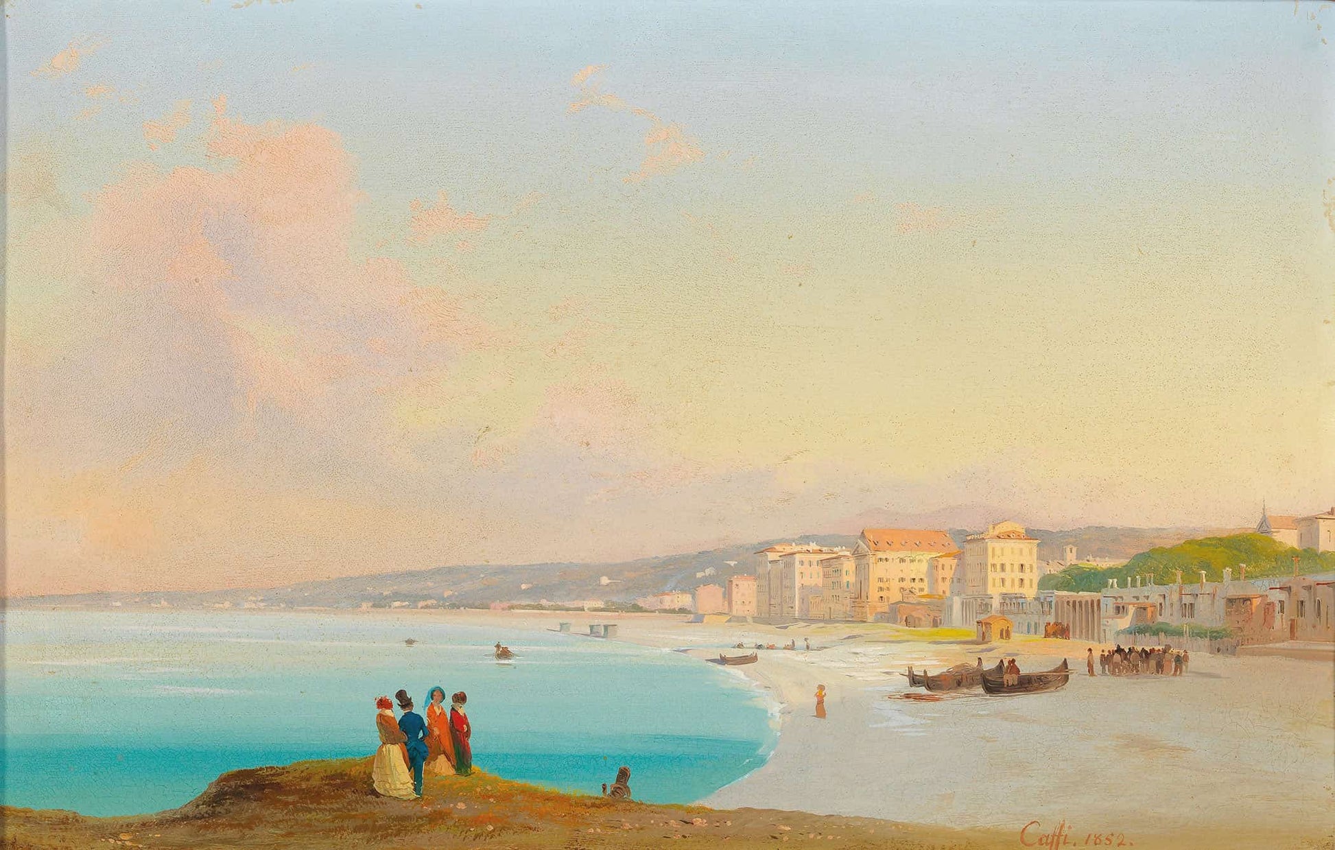 Nice by Ippolito Caffi