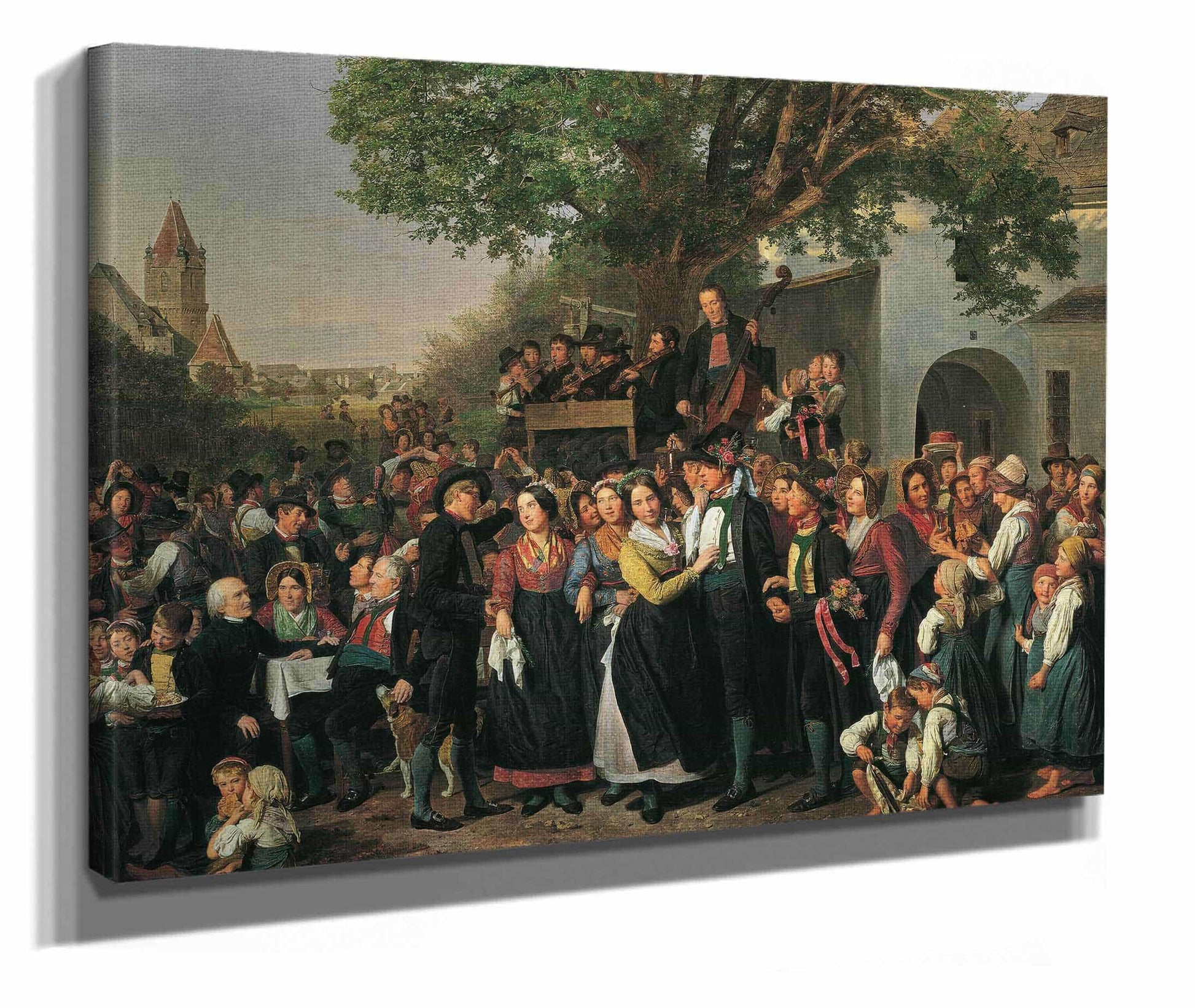 Niederosterreichische Bauernhochzeit by Ferdinand Georg Waldmuller