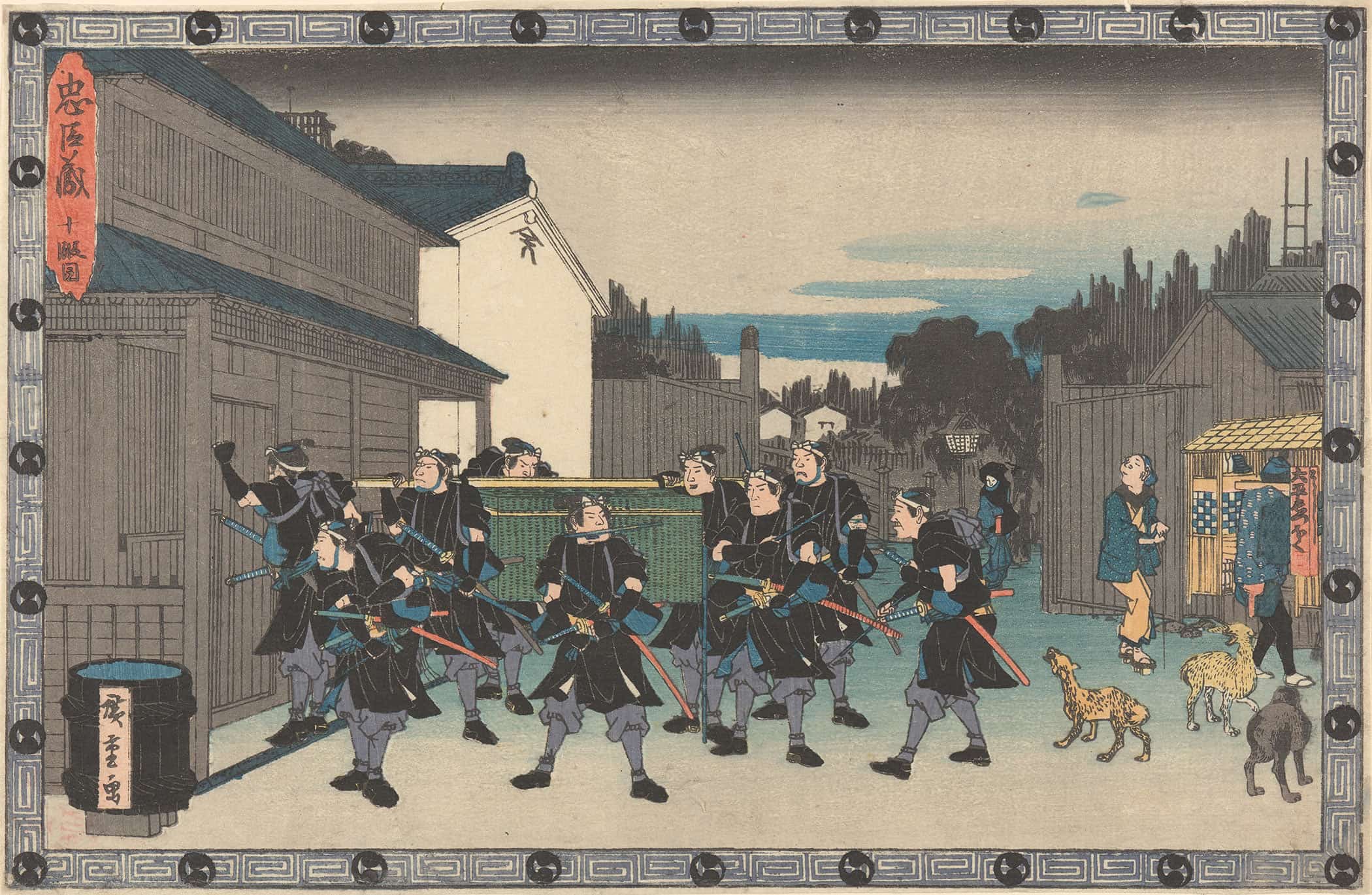 Night Visit To The Armorer by Ando Hiroshige