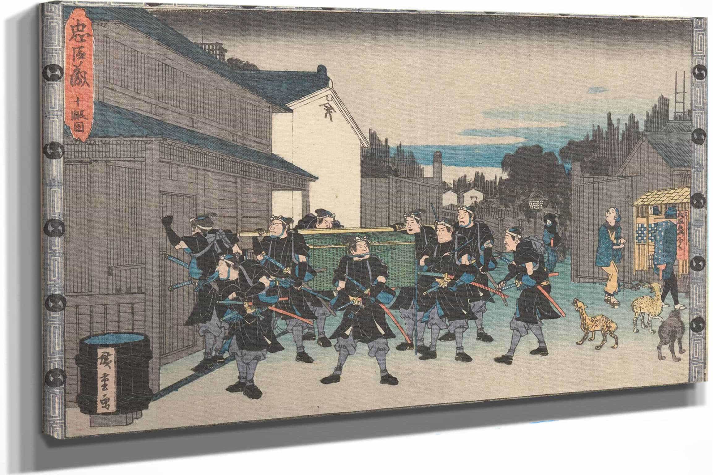 Night Visit To The Armorer by Ando Hiroshige