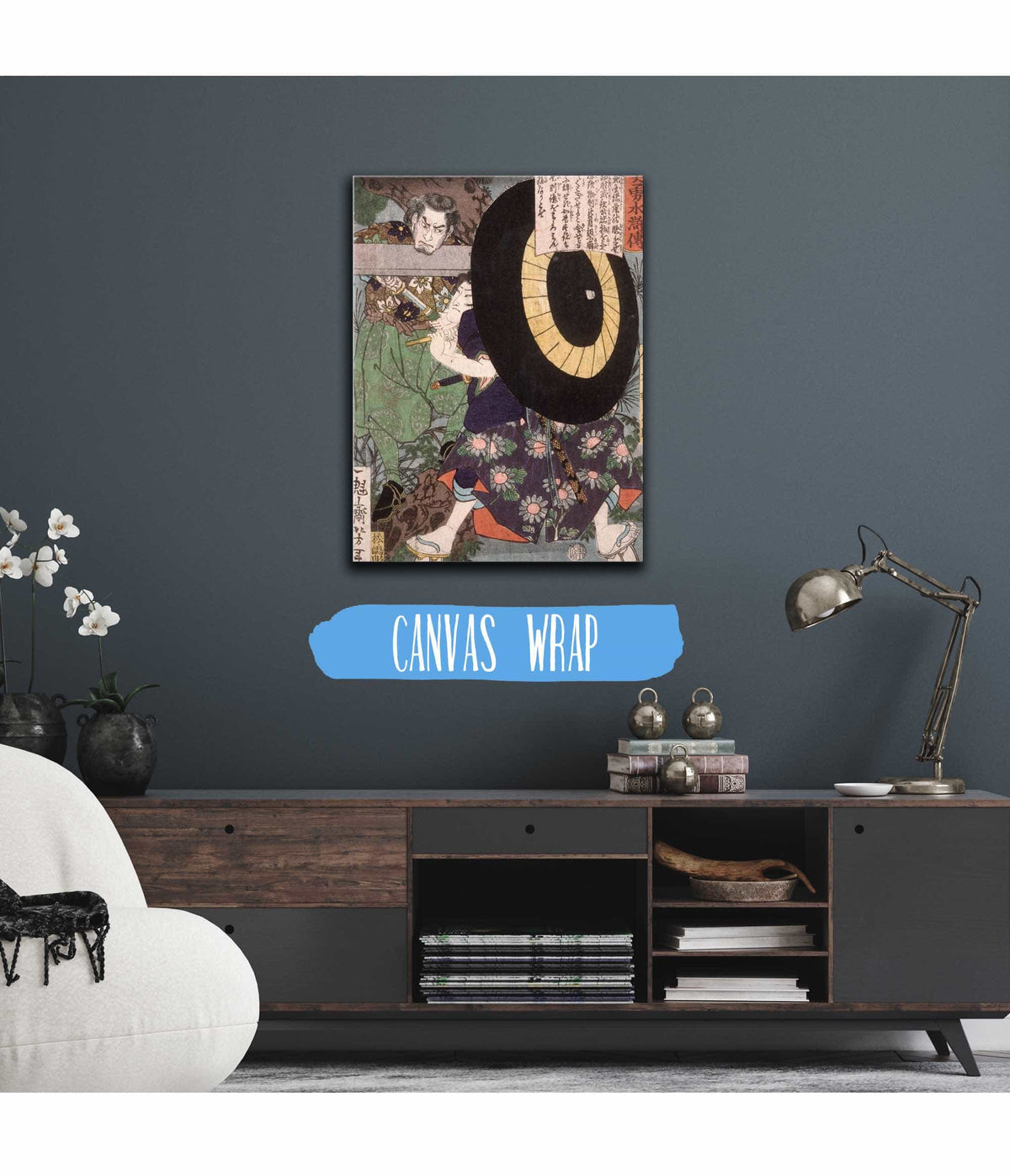 Nikki Bennosuke With Umbrella by Tsukioka Yoshitoshi