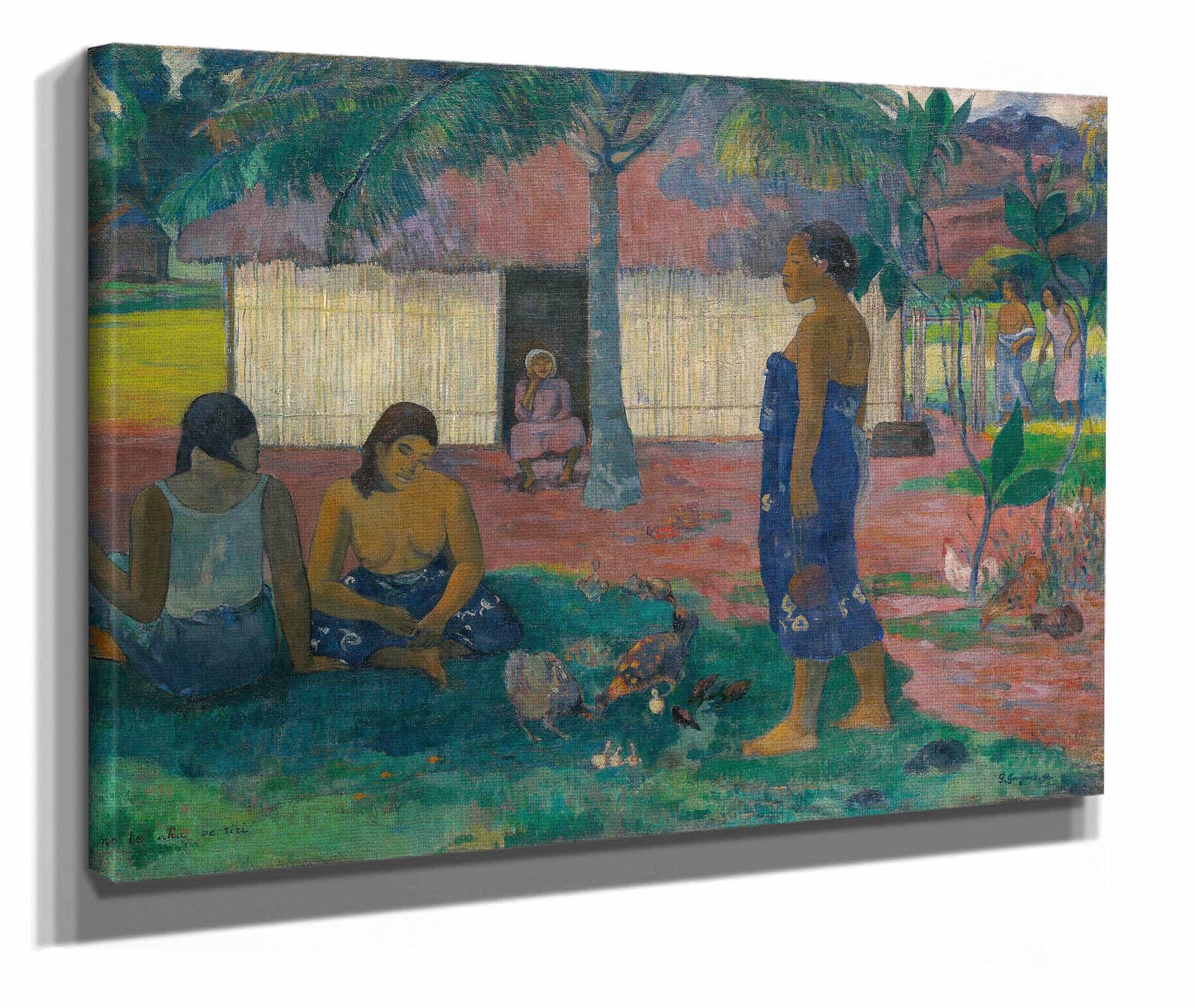 No Te Aha Oe Riri Why Are You Angry by Paul Gauguin