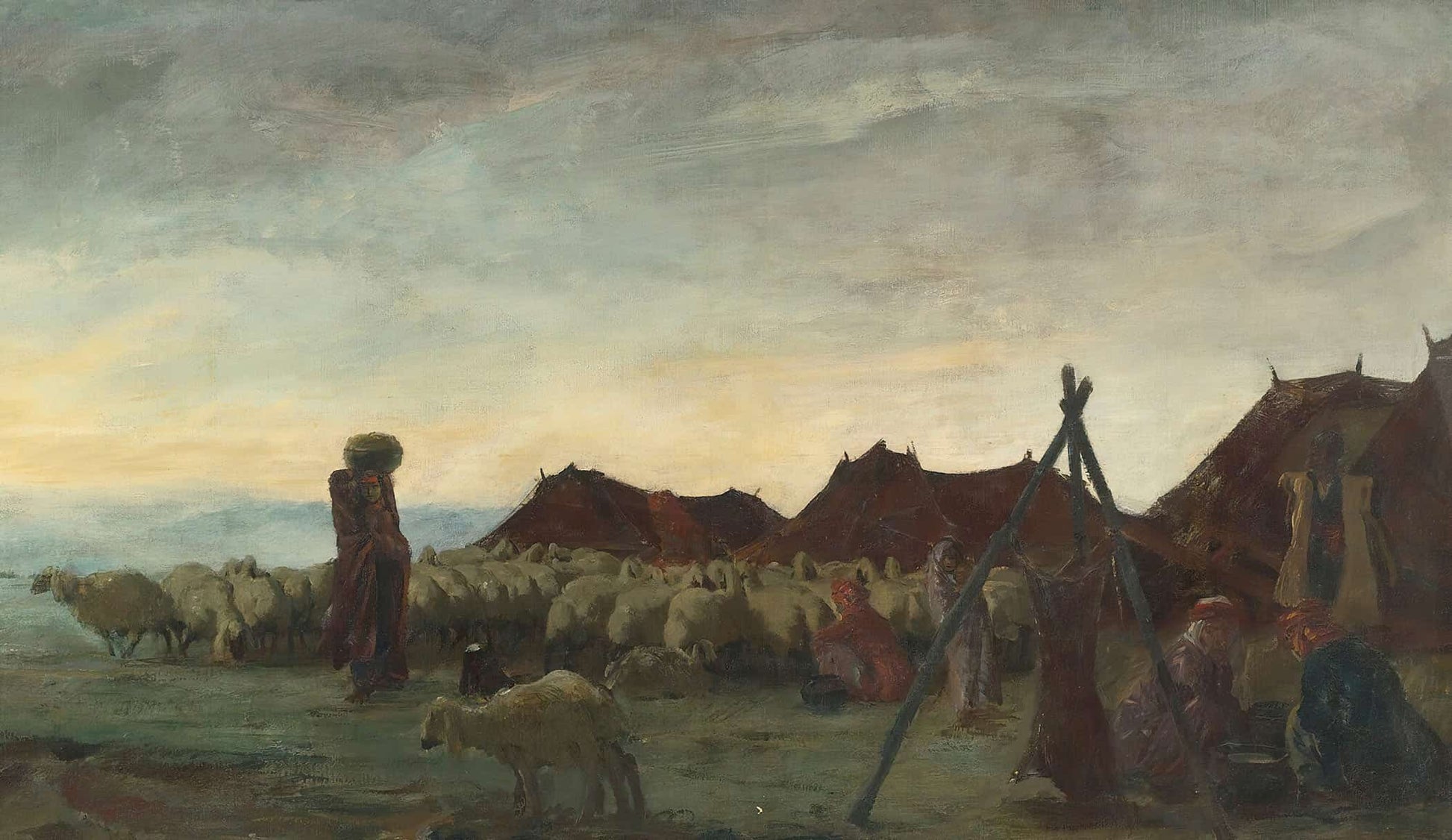 Nomads In The Region Of Meshed By Alexander Evgenievich Yakovlev