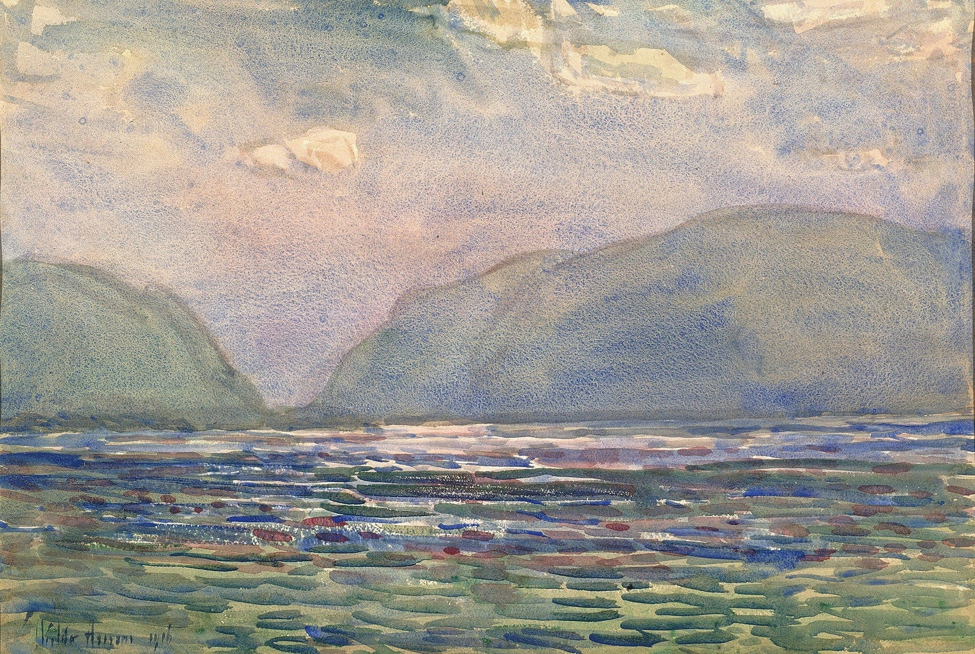 Noon Above Newburgh by Childe Hassam