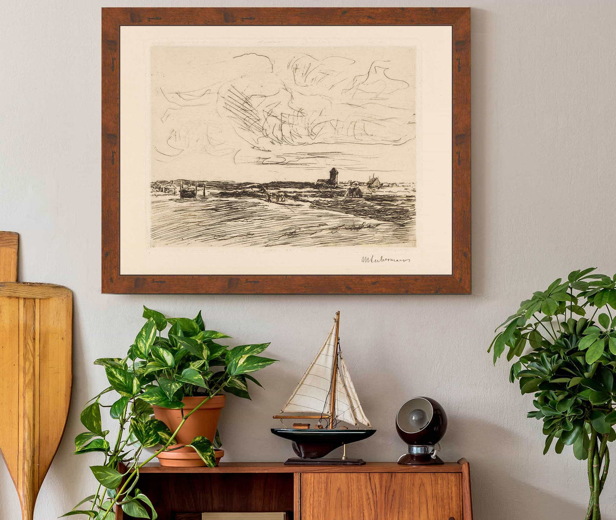 Nordwykabend by Max Liebermann