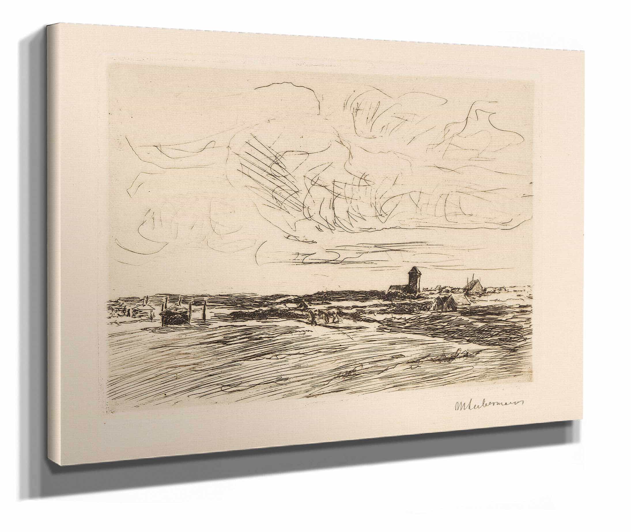 Nordwykabend by Max Liebermann