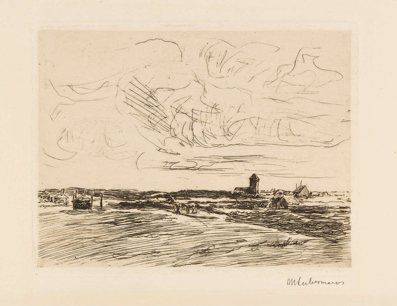 Nordwykabend by Max Liebermann