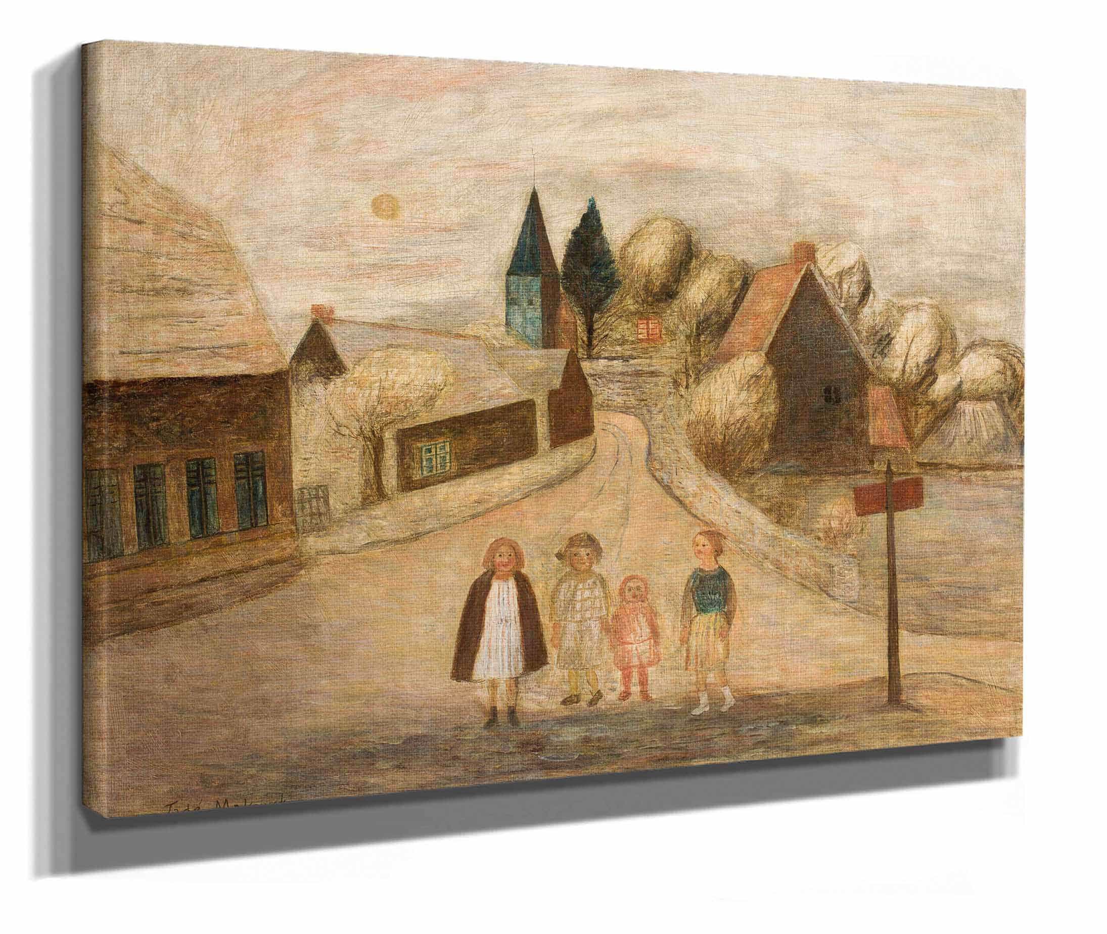 Norman Landscape Breuilpont by Tadeusz Makowski