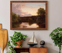 North Mountain And Catskill Creek by Thomas Cole