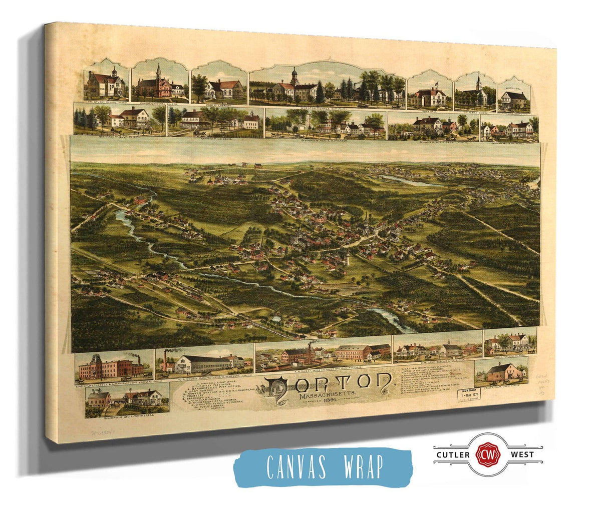 Norton Massachusetts 1891 State of Massachusetts