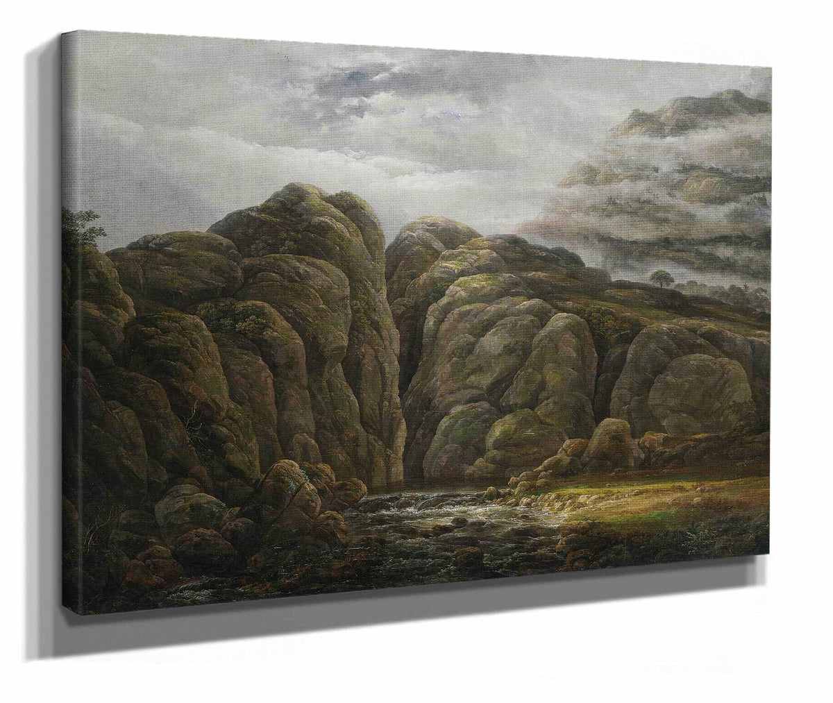 Norwegian Mountain Landscape by Johan Christian Dahl