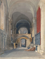 Norwich Cathedral Interior Of The North Aisle Of The Choir Looking East by John Sell Cotman
