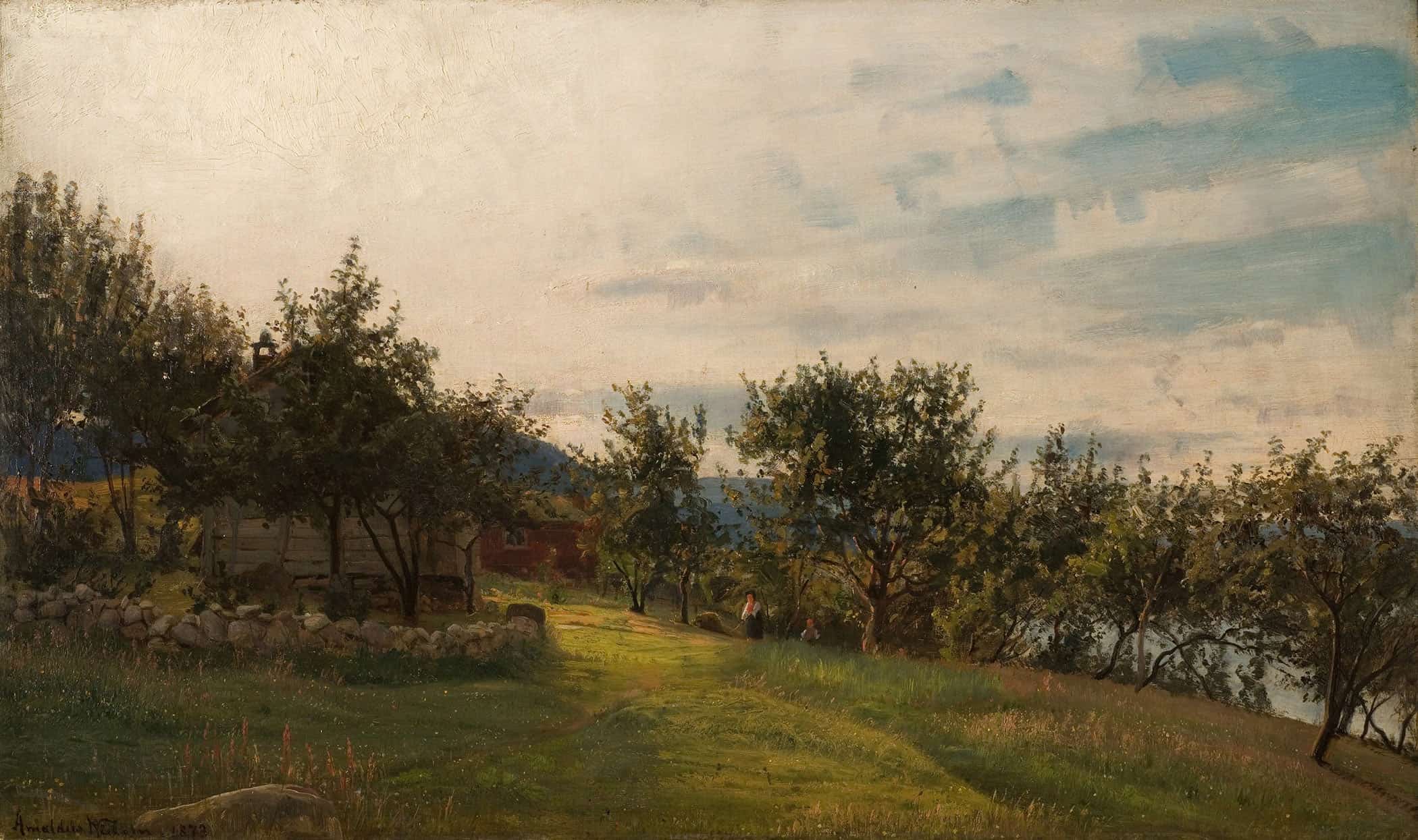 Nosthaug Kvinnherred by Amaldus Nielsen