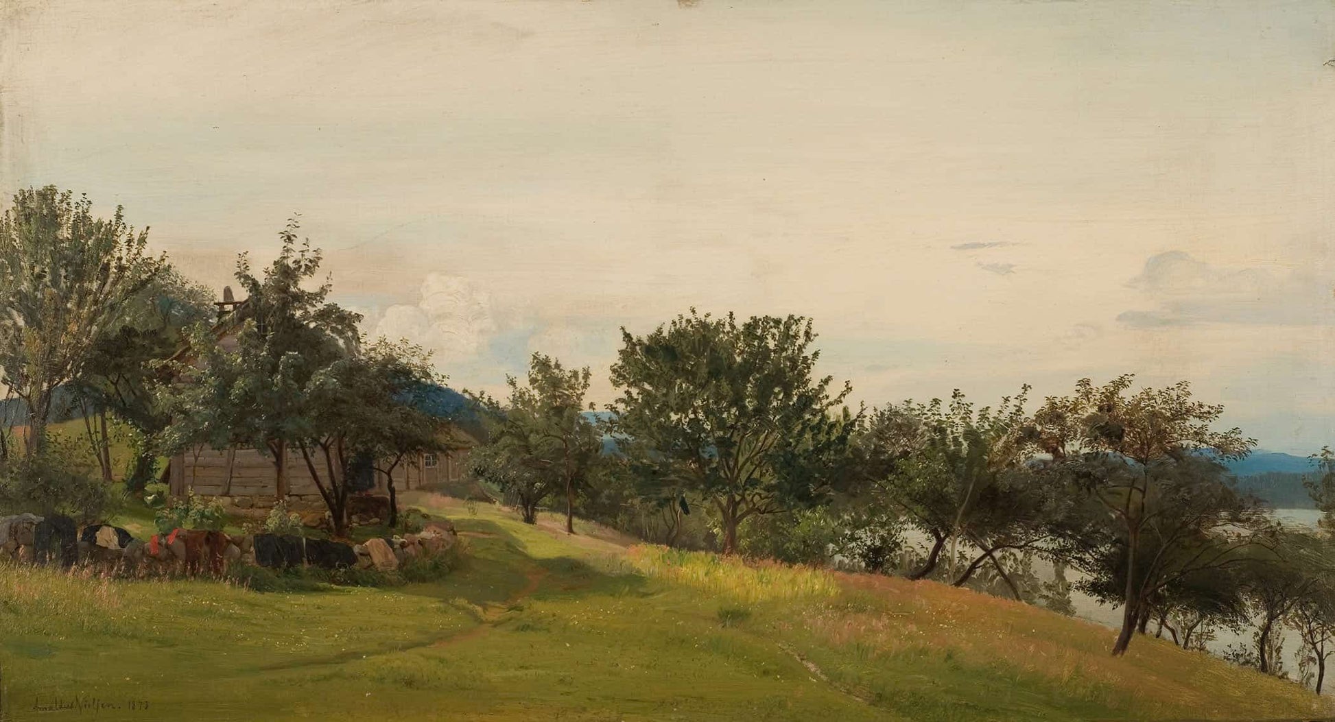 Nosthaug Kvinnherred by Amaldus Nielsen