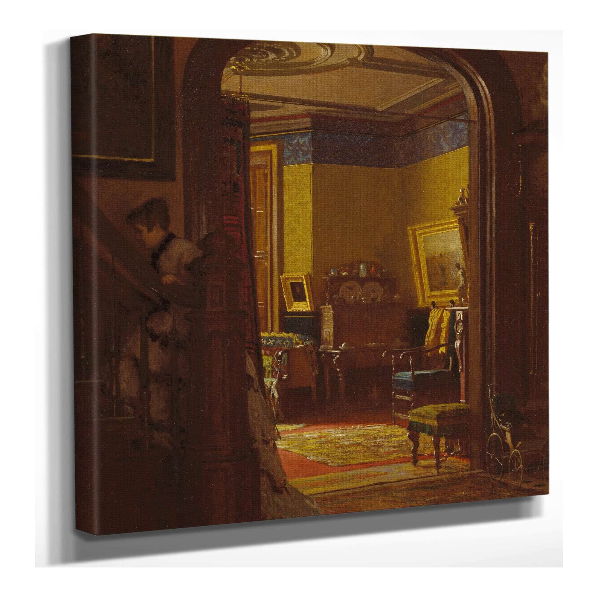 Not At Home by Eastman Johnson