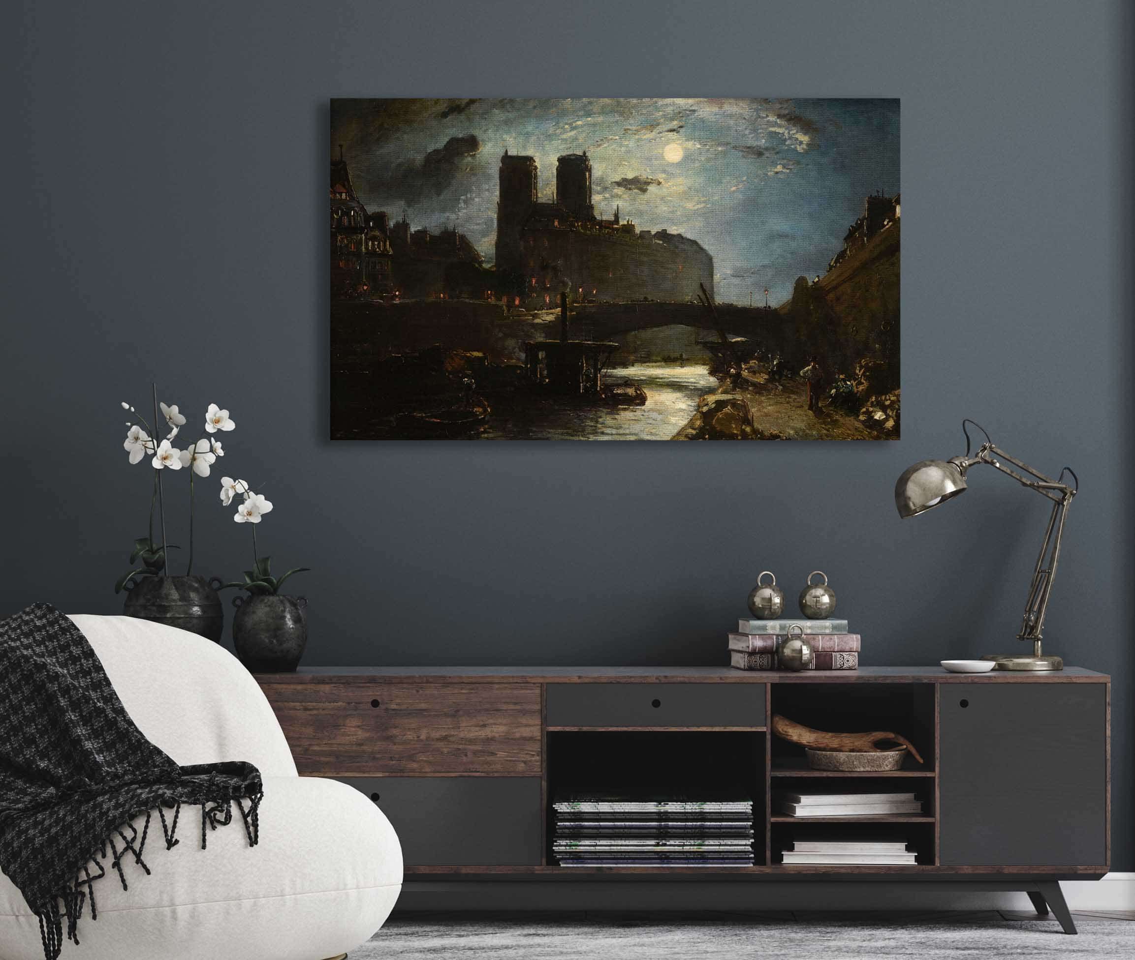 Notre Dame De Paris by Johan Barthold Jongkind