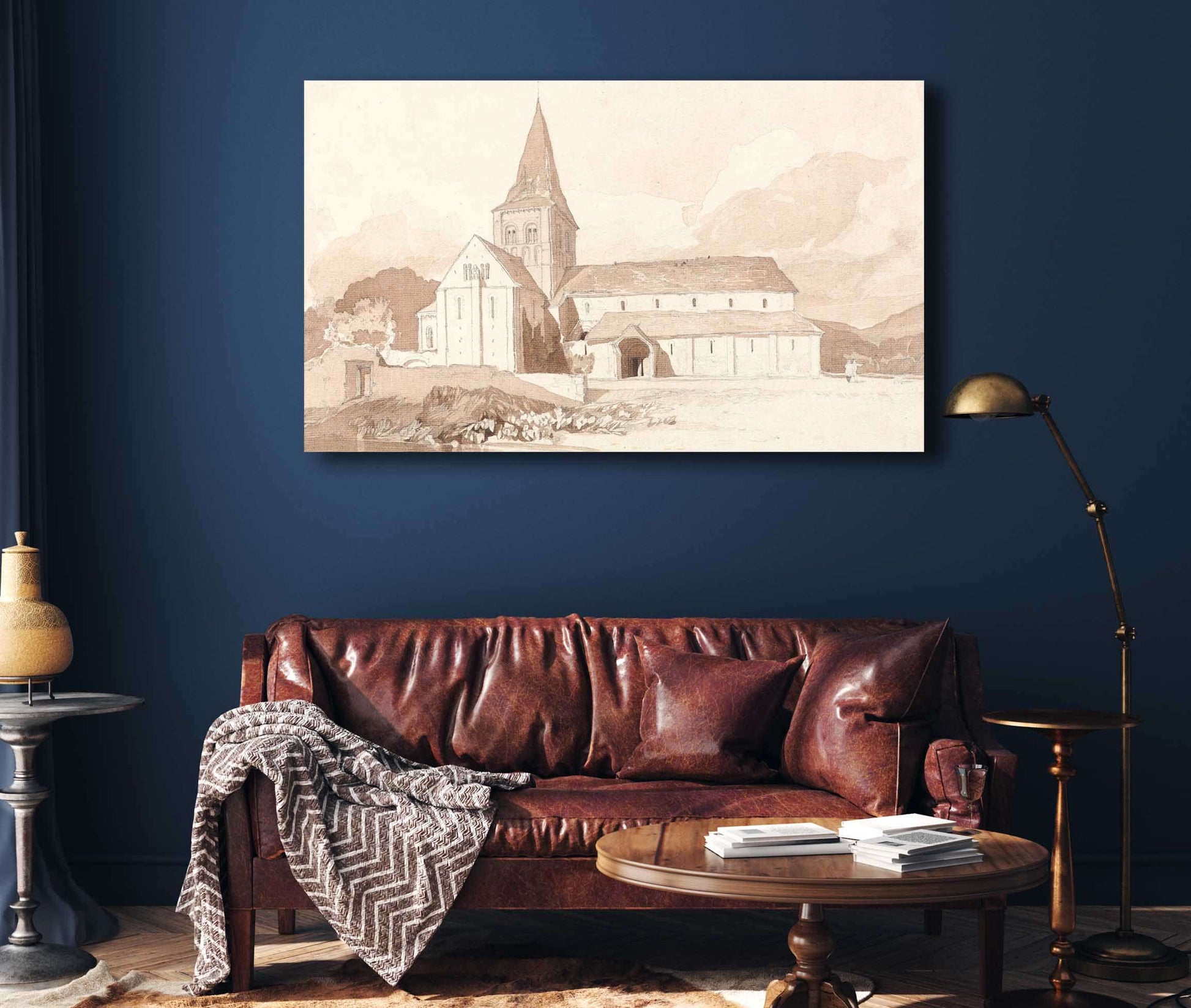 Notre Dame Sur Leau Domfront Normandy by John Sell Cotman