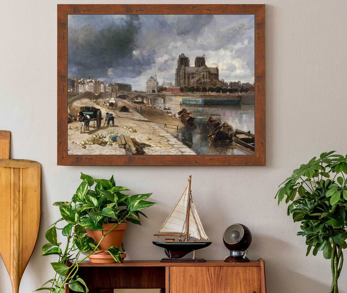 Notre Dame Vue Du Quai De La Tournelle by Johan Barthold Jongkind