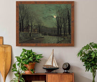 November Moonlight by John Atkinson Grimshaw