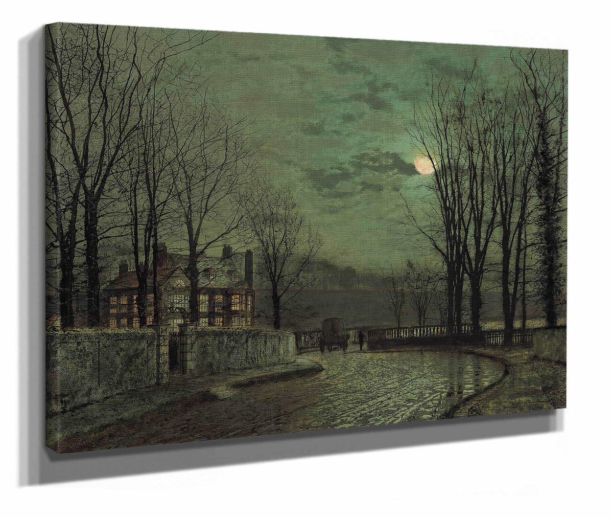 November Moonlight by John Atkinson Grimshaw