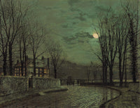 November Moonlight by John Atkinson Grimshaw