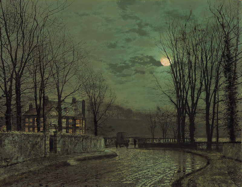 November Moonlight by John Atkinson Grimshaw