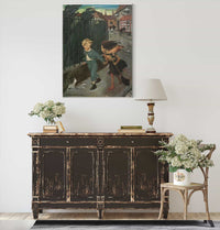 Now You Lead Me He Said Taking Her Hand And Ill Take Care Of You by Jessie Willcox Smith